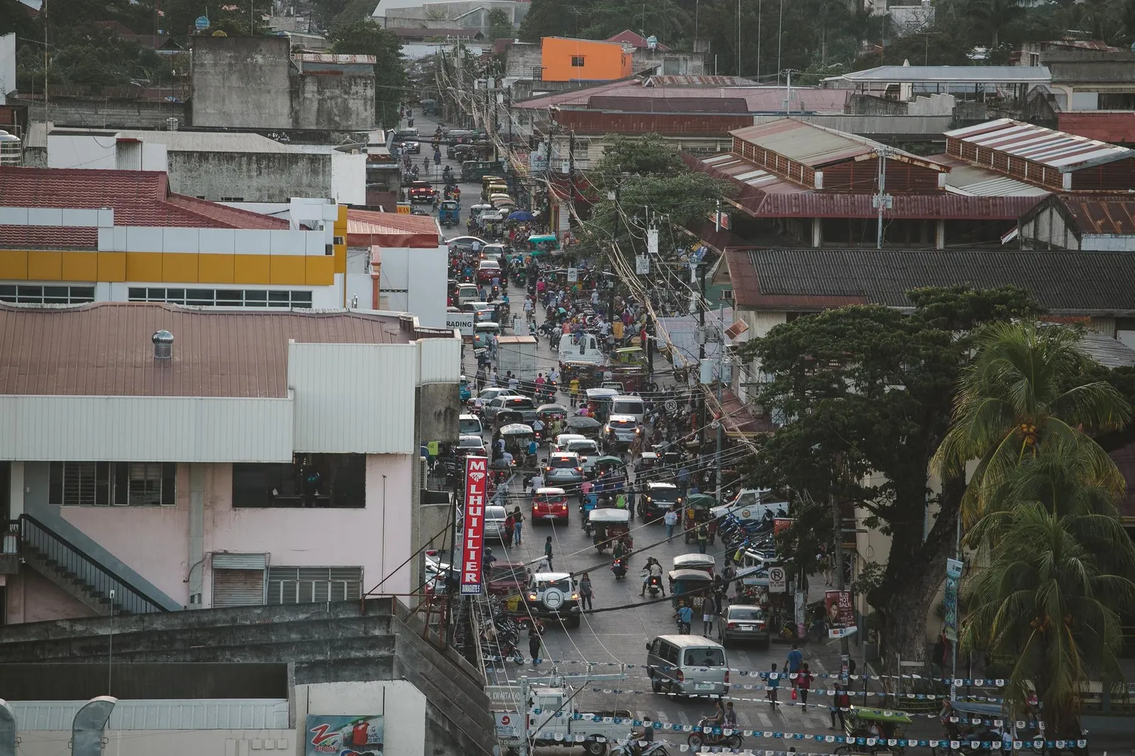 Cebu streets — scooters everywhere